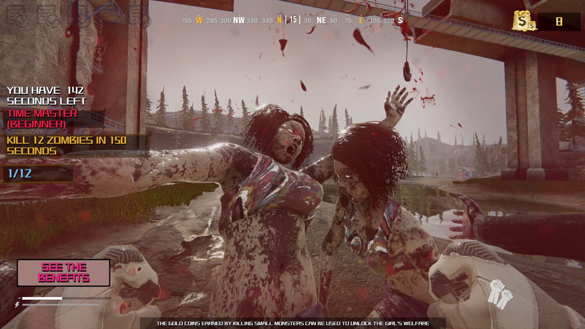 Save the girls Action - Screenshot
