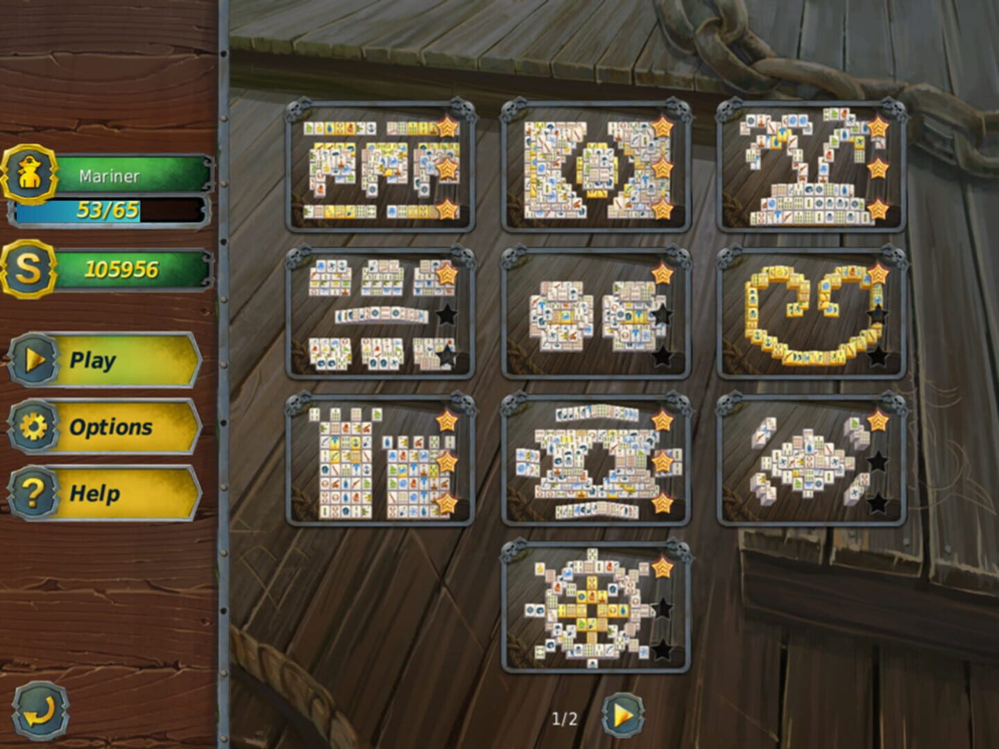 Mahjong Gold 2: Pirates Island - Screenshot