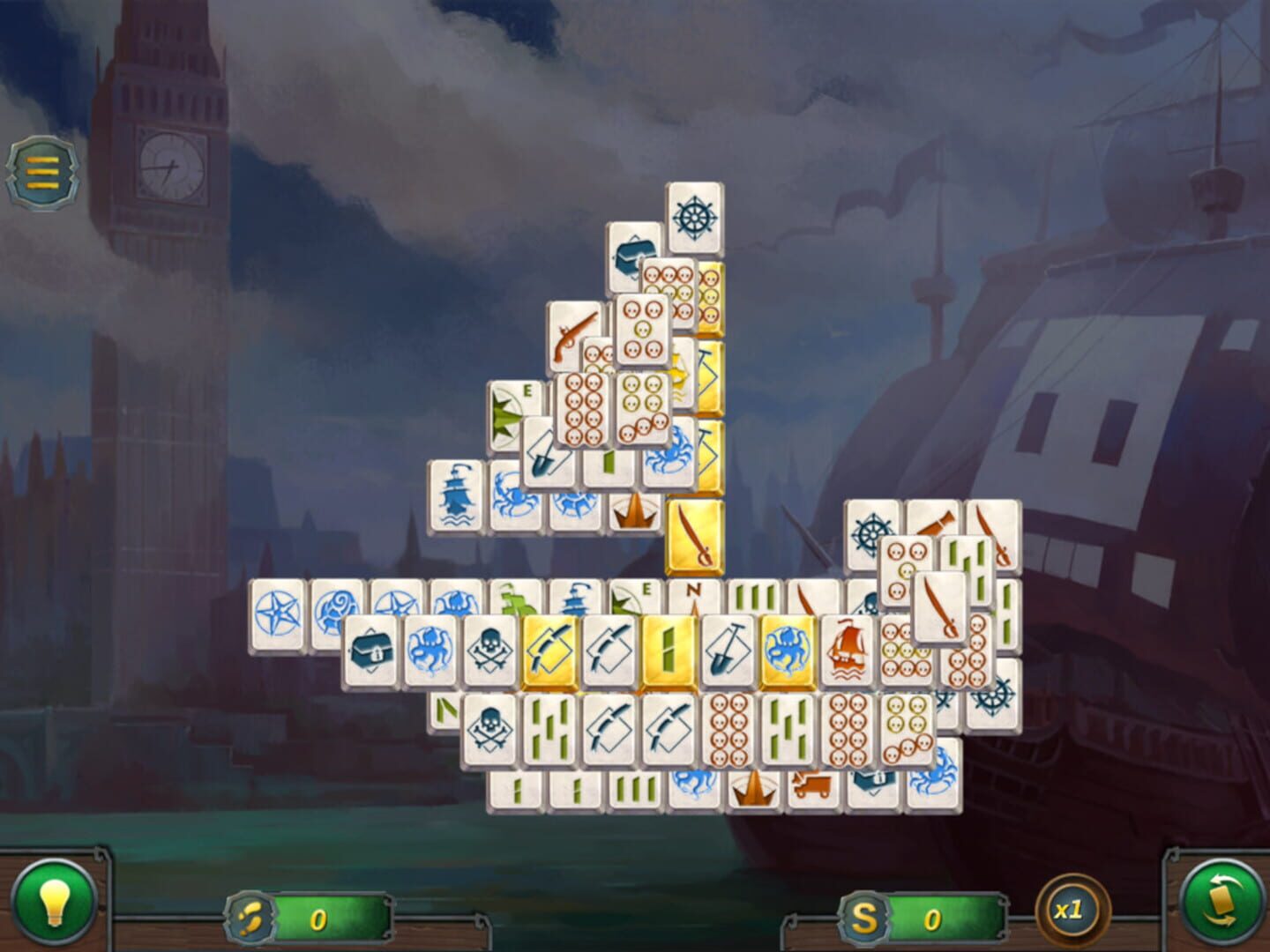 Mahjong Gold 2: Pirates Island - Screenshot
