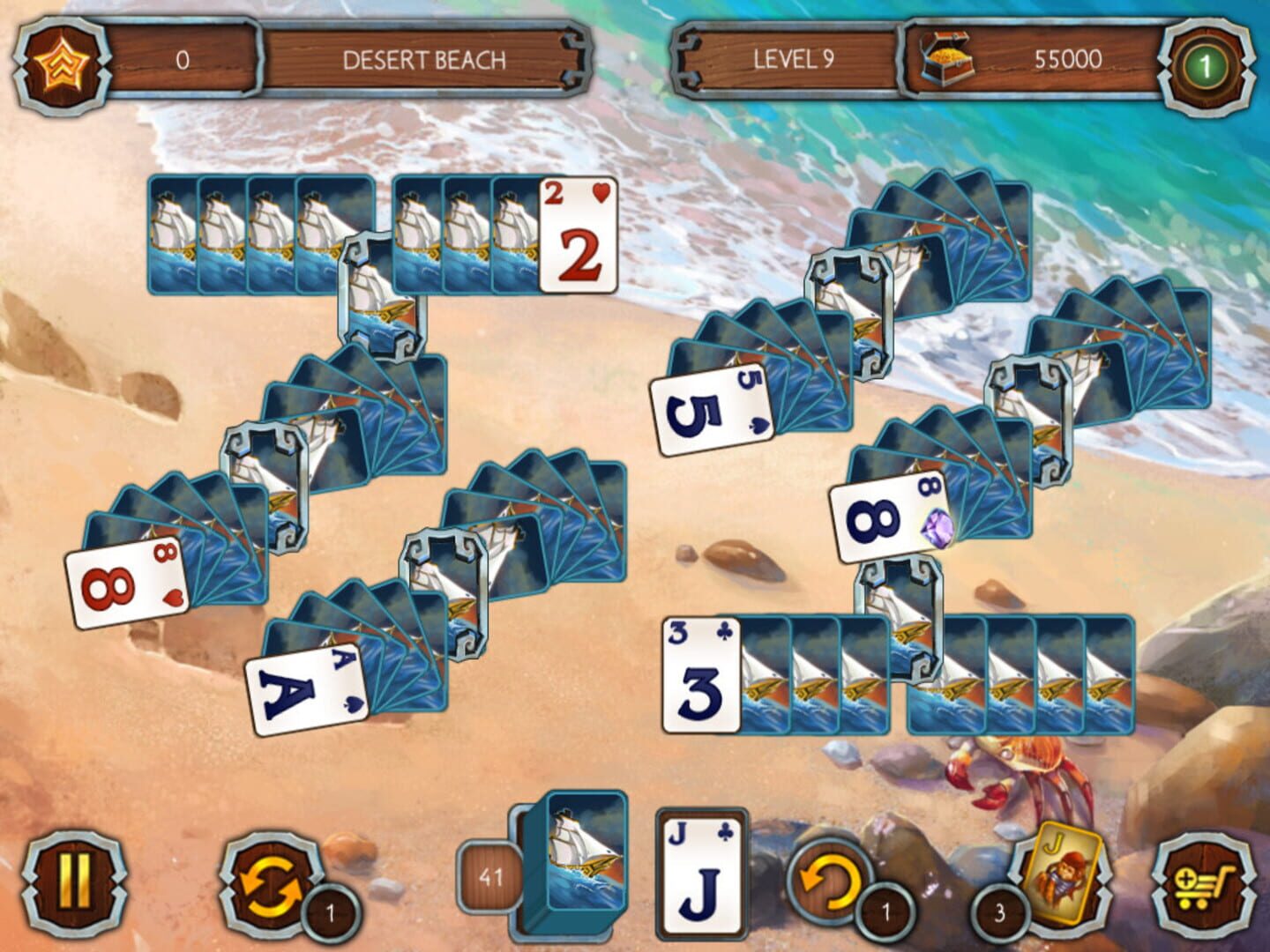 Solitaire Legend of the Pirates 2