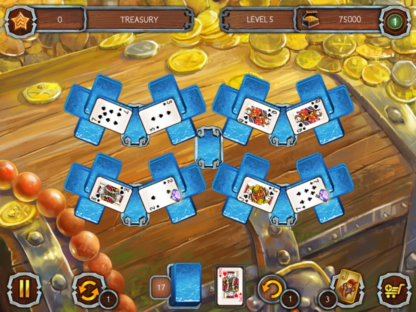 Solitaire Legend of the Pirates 2
