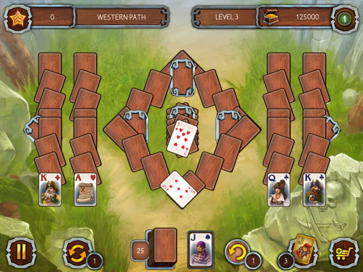 Solitaire Legend of the Pirates 2