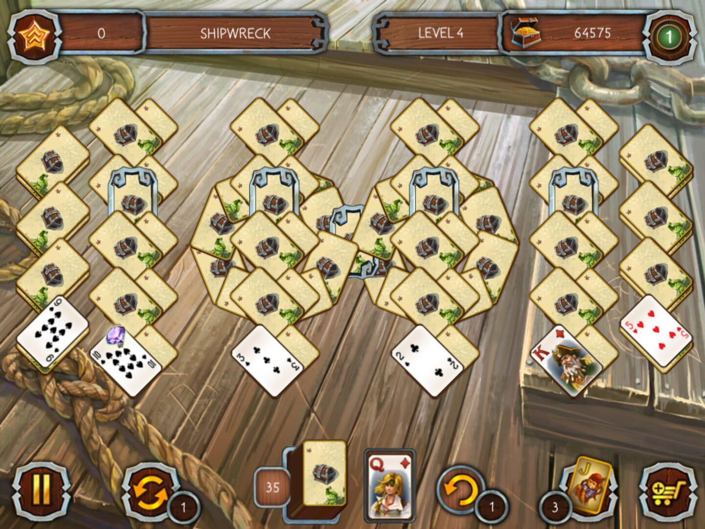 Solitaire Legend of the Pirates 2