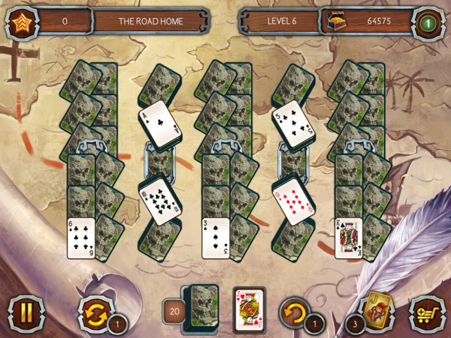 Solitaire Legend of the Pirates 2