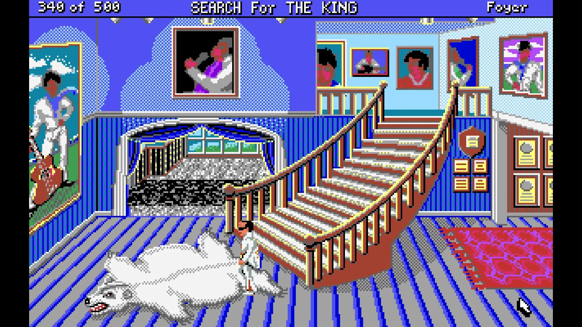 Captura de pantalla - Les Manley in: Search for the King