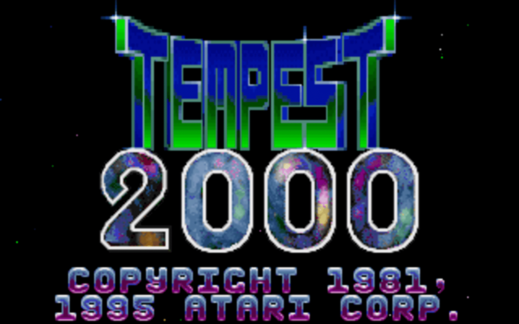 Tempest 2000 screenshot