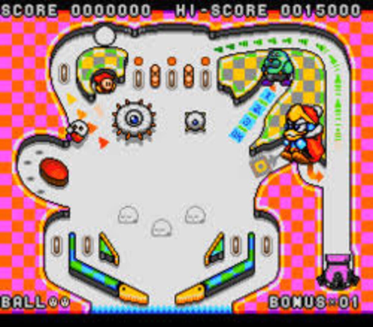 Captura de pantalla - Kirby no Omochabako: Pinball