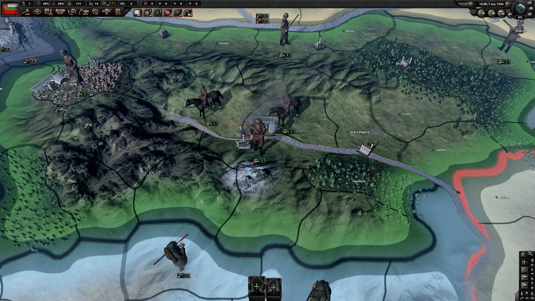 Hearts of Iron IV: Battle for the Bosporus screenshot