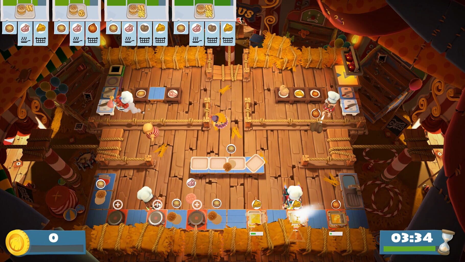 Captura de pantalla - Overcooked! 2: Carnival of Chaos