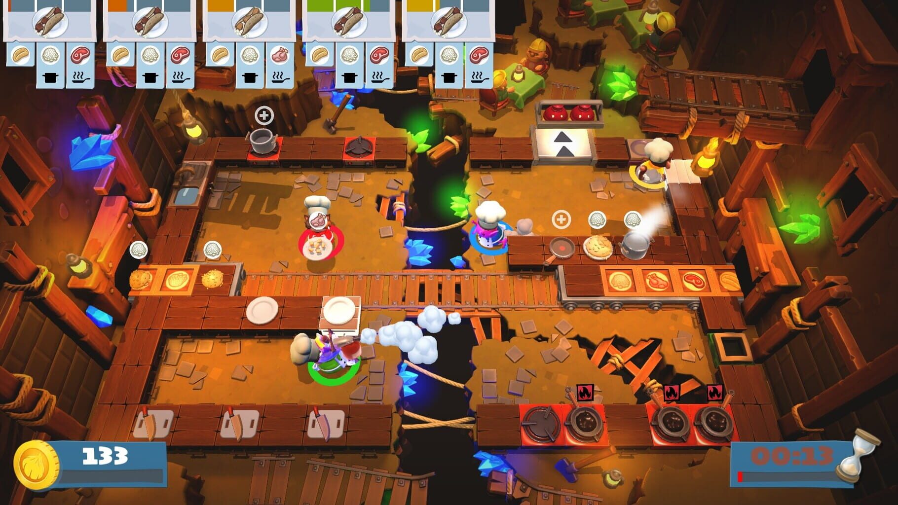 Captura de pantalla - Overcooked! 2: Too Many Cooks Pack