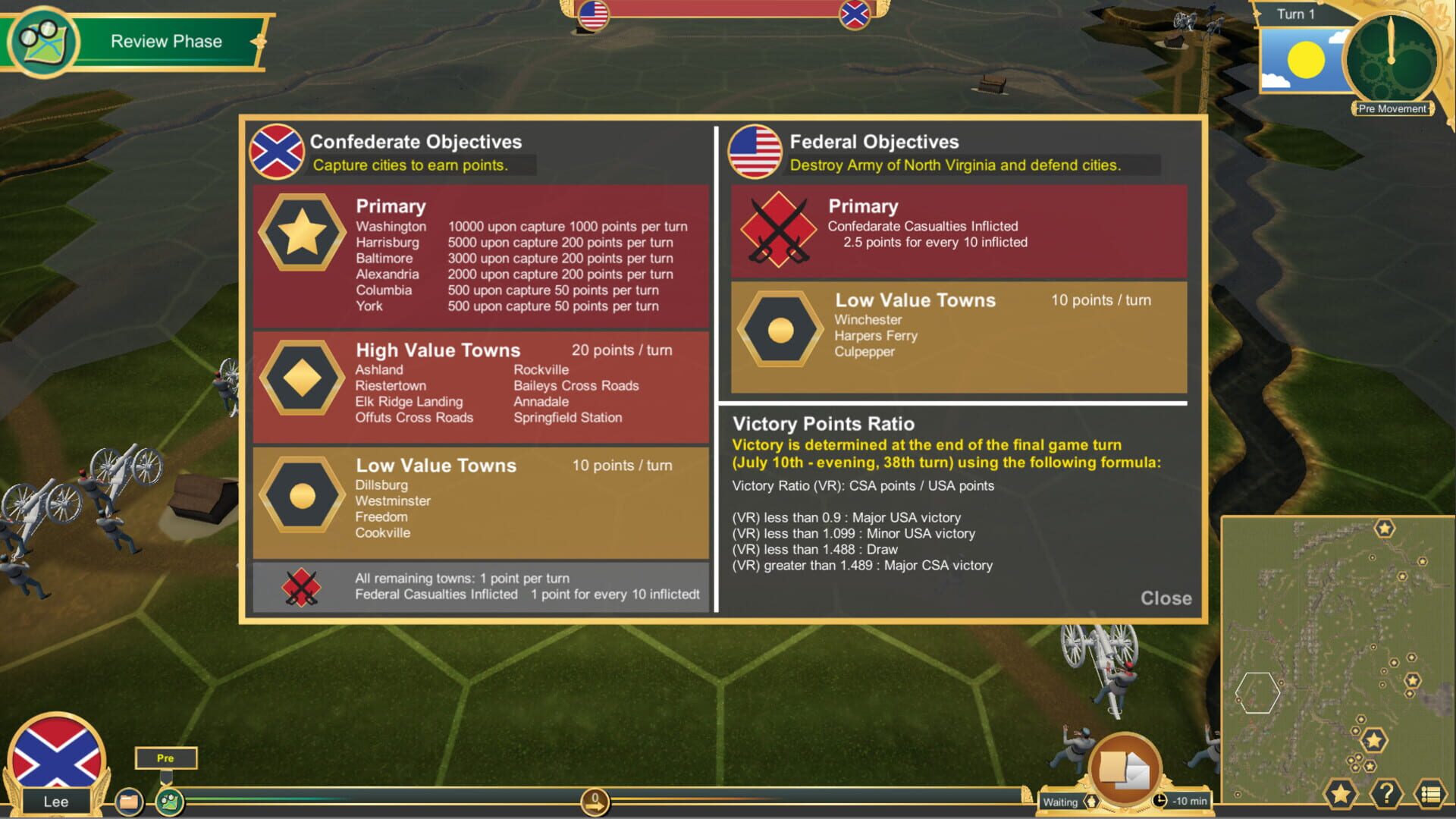 Clash of Command: Campaign of 1863 - Screenshot