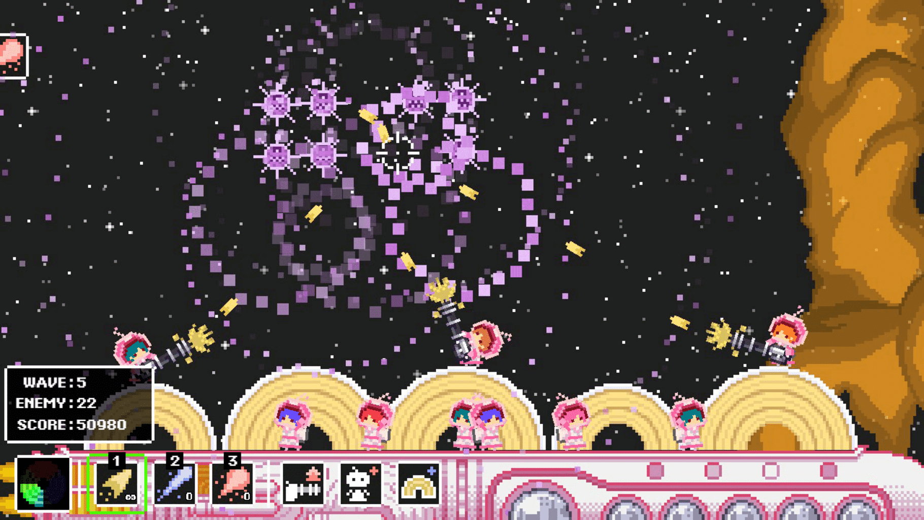 Cake Invaders screenshot