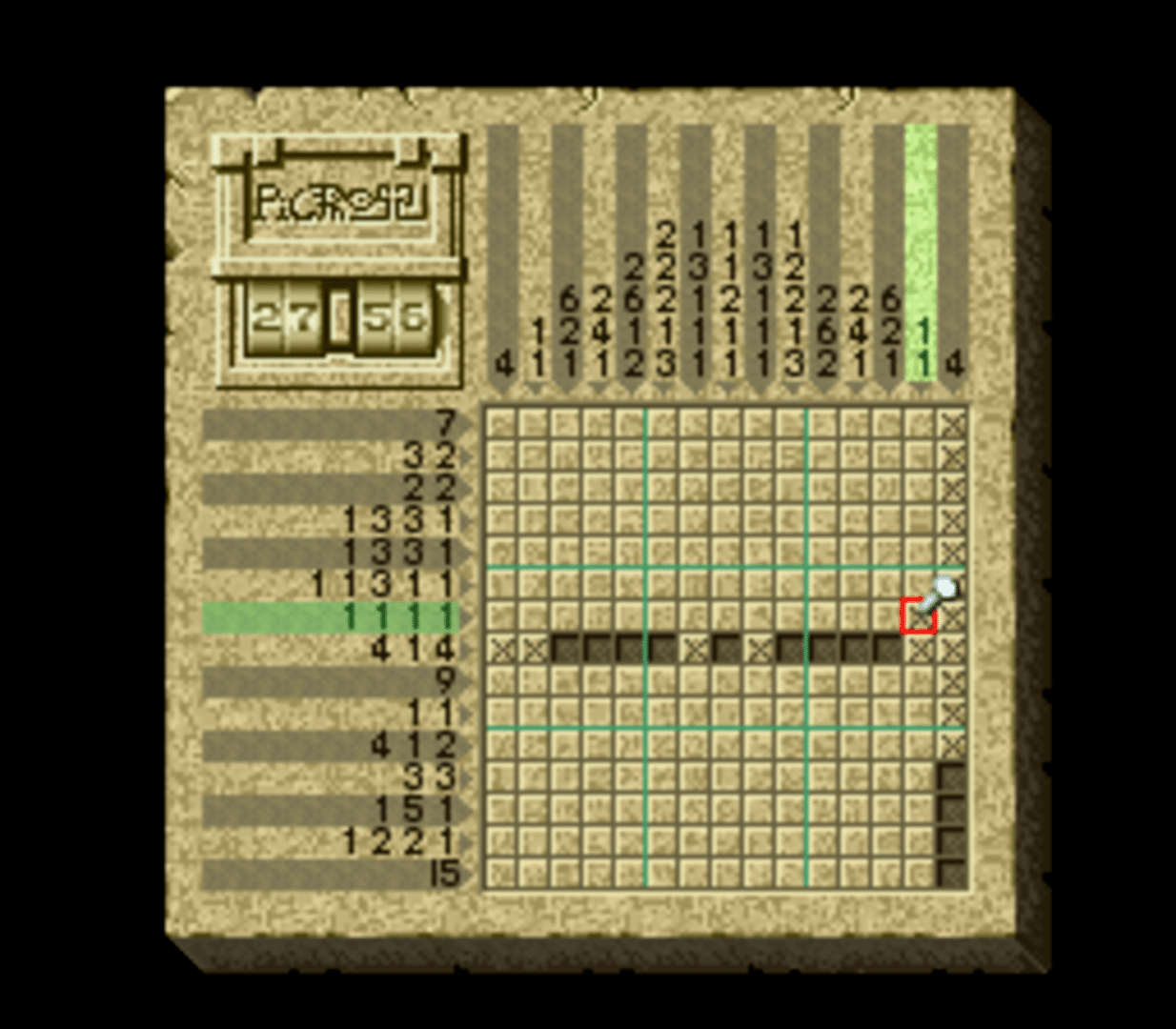 Tamori no Picross screenshot