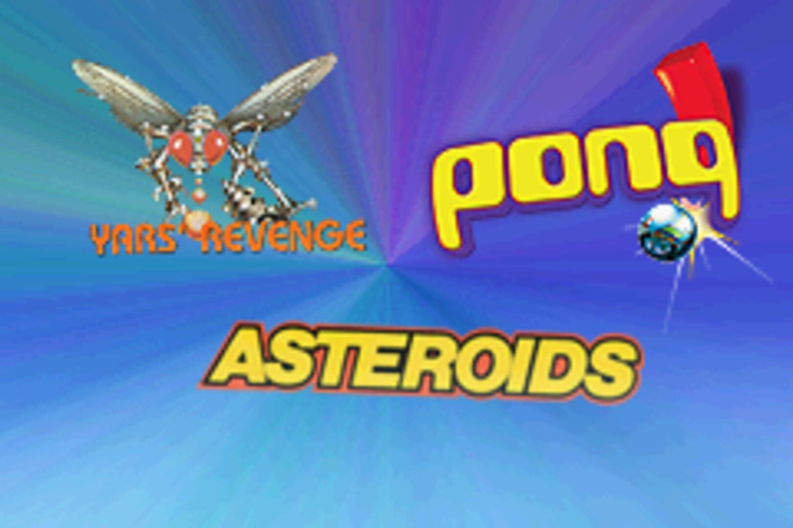 Captura de pantalla - Asteroids / Pong / Yars' Revenge