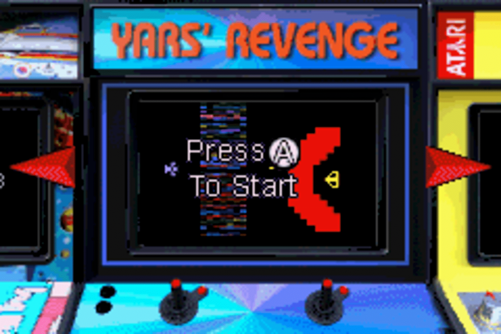 Asteroids / Pong / Yars' Revenge screenshot