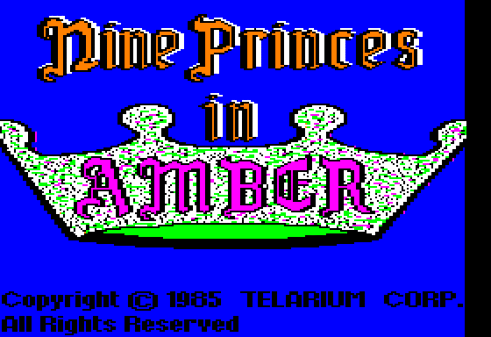 Nine Princes in Amber screenshot