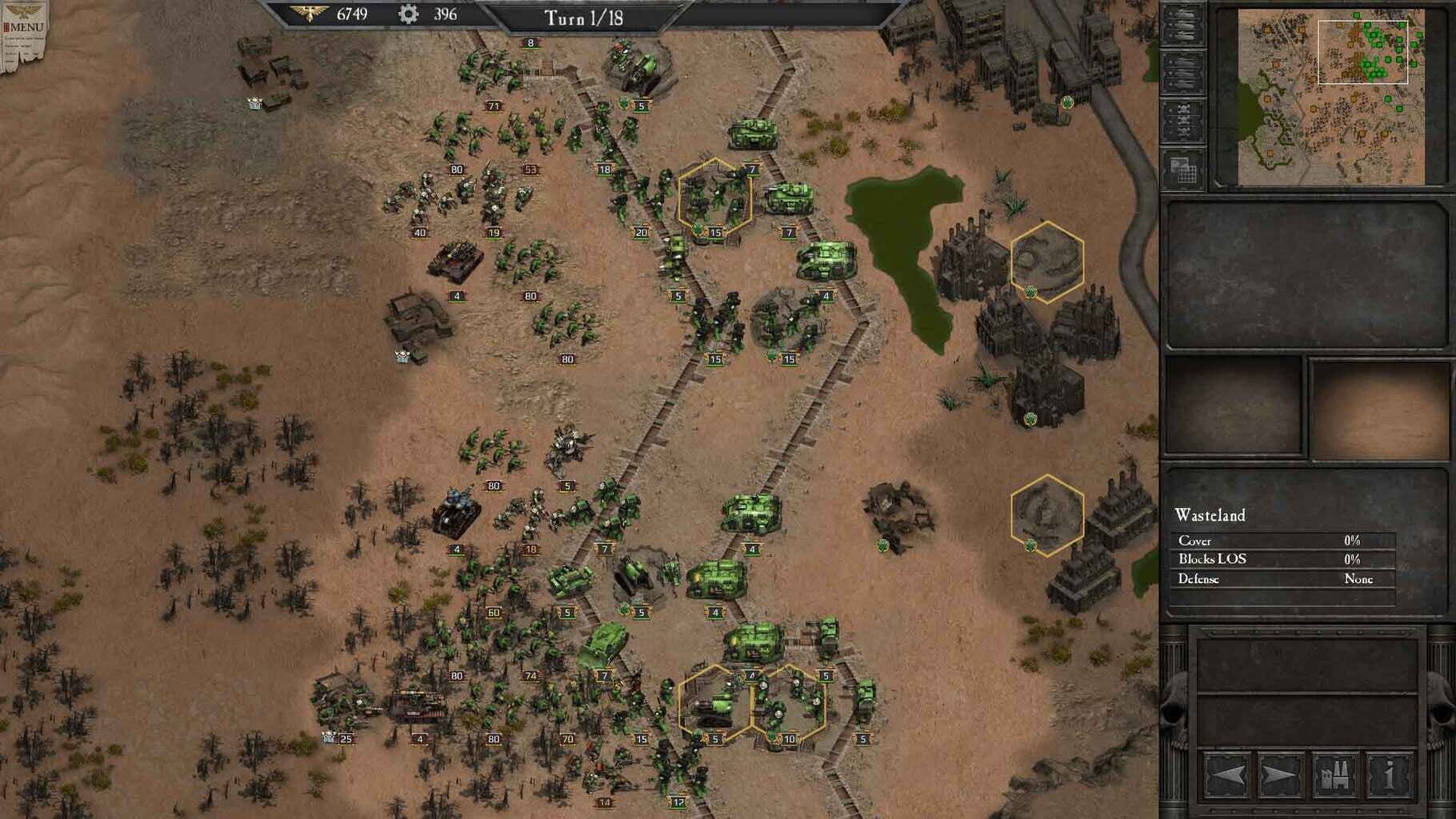 Captura de pantalla - Warhammer 40,000: Armageddon - Vulkan's Wrath