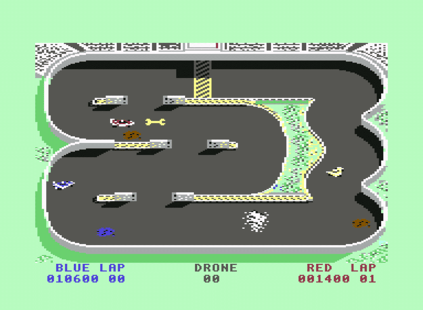 Super Sprint screenshot