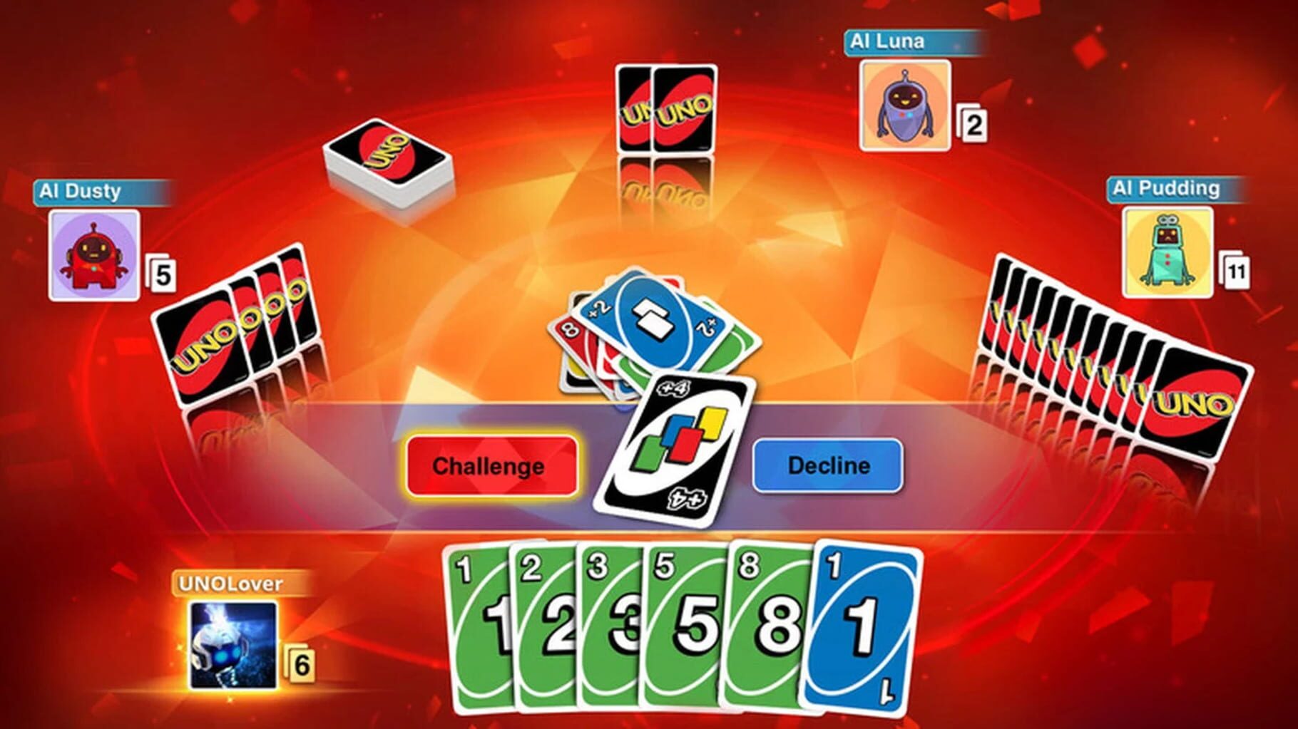 Uno screenshot