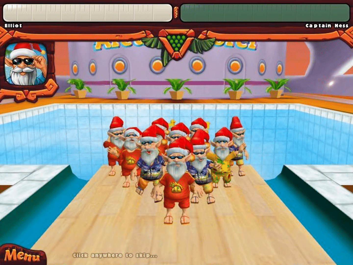 Elf Bowling: Hawaiian Vacation screenshot