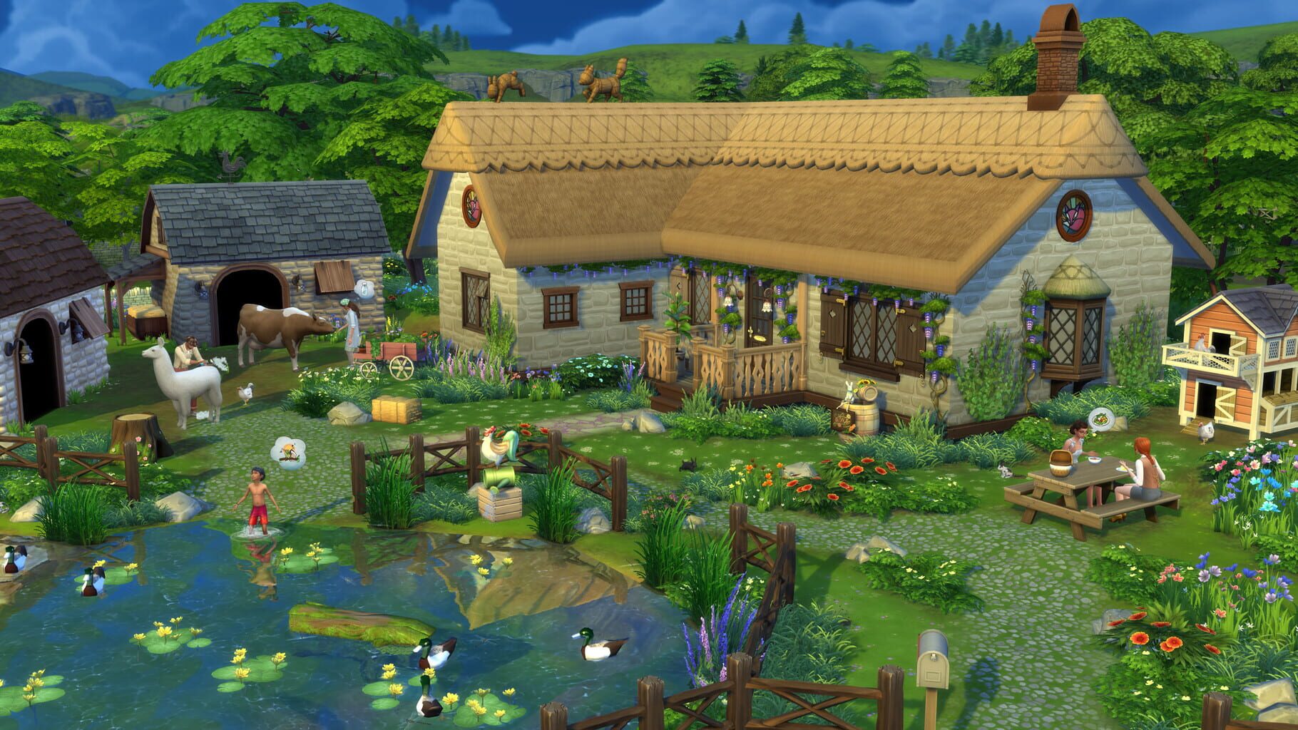 Captura de pantalla - The Sims 4: Cottage Living