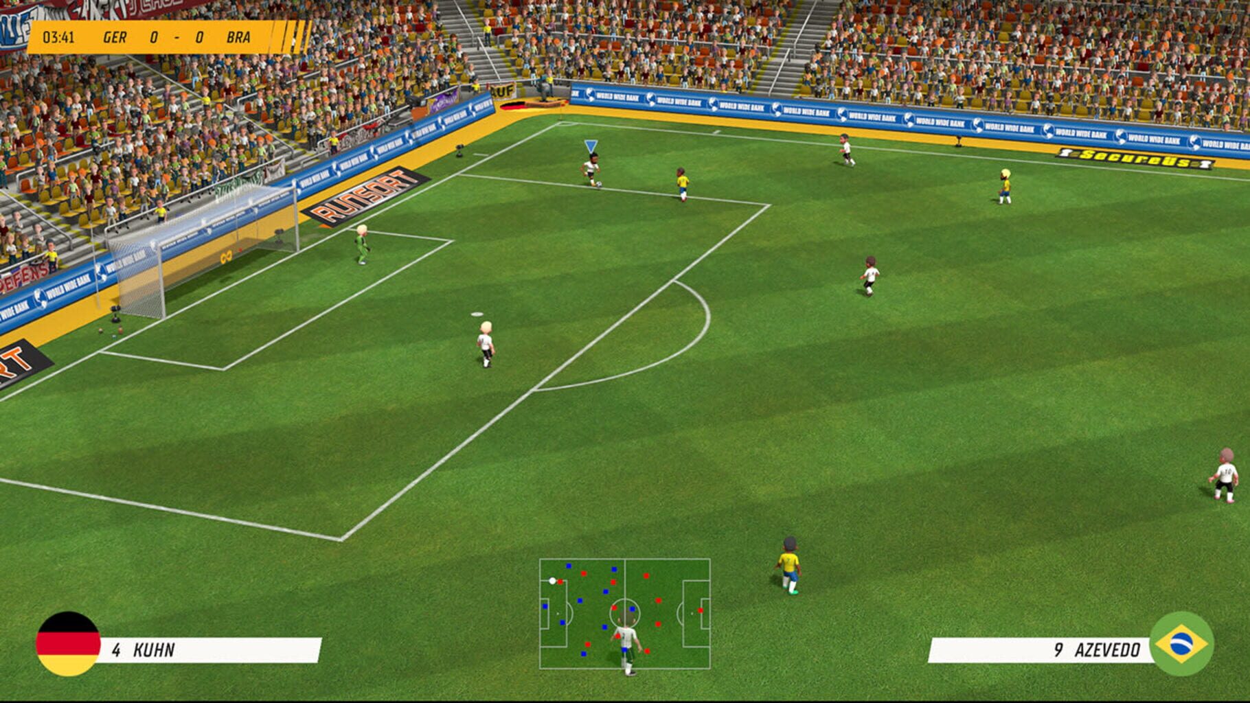 Super Soccer Blast: America VS Europe screenshot