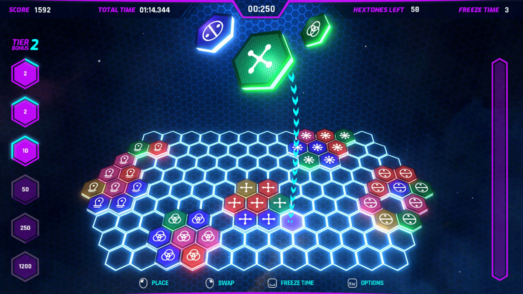 Hextones: Spacetime screenshot