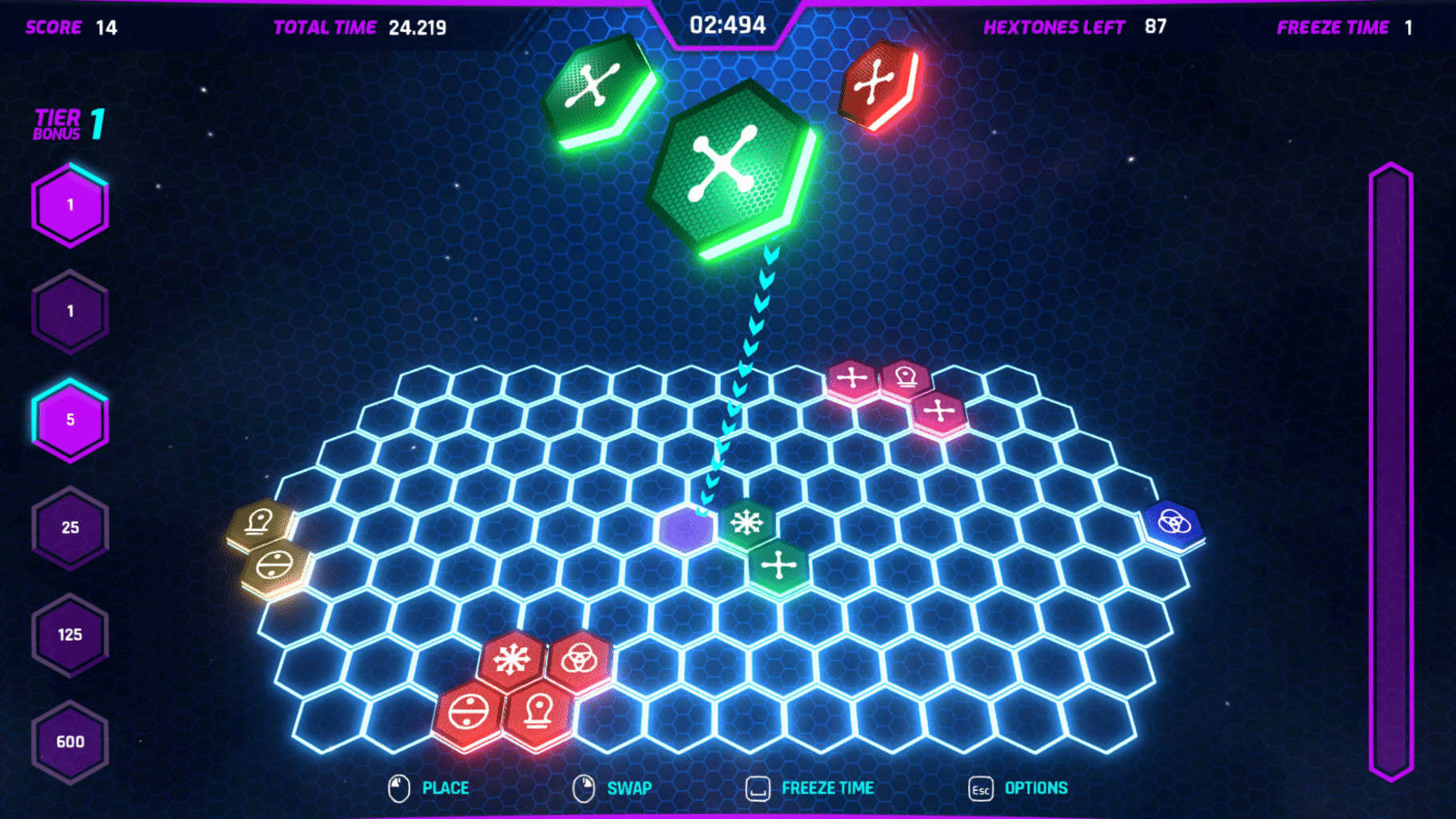 Hextones: Spacetime screenshot