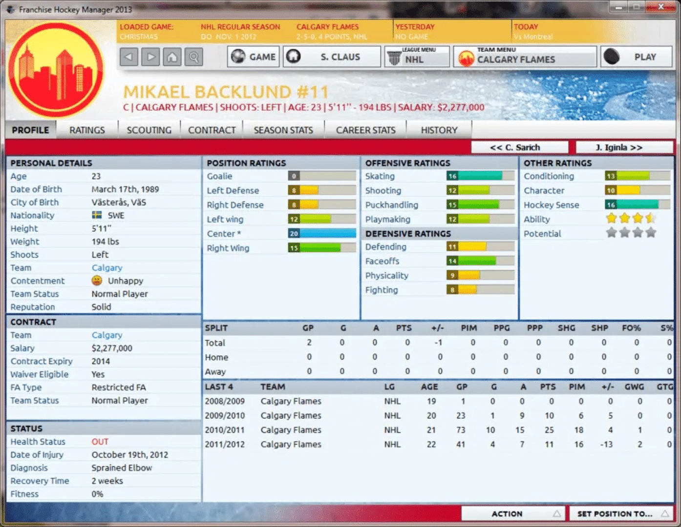 Franchise Hockey Manager 2013 screenshot