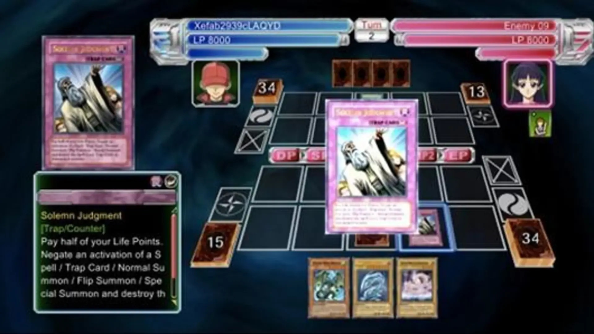 Captura de pantalla - Yu-Gi-Oh! 5D's Decade Duels