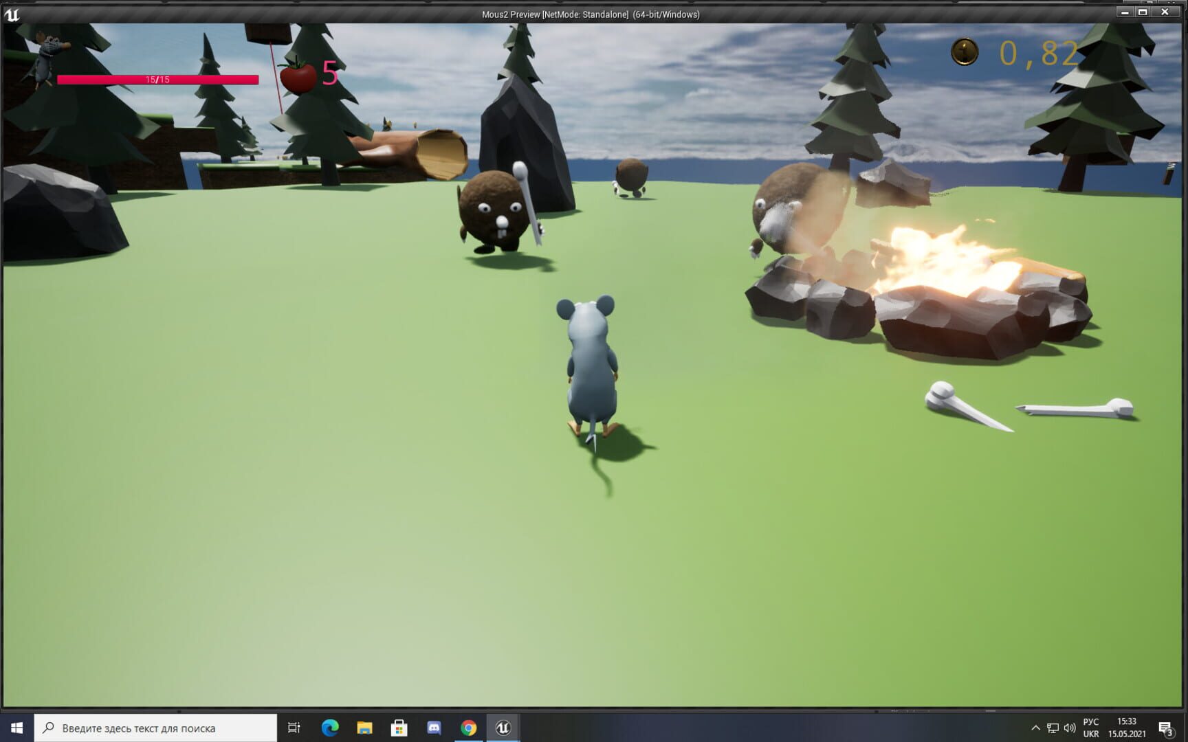 Mouse adventure - Screenshot