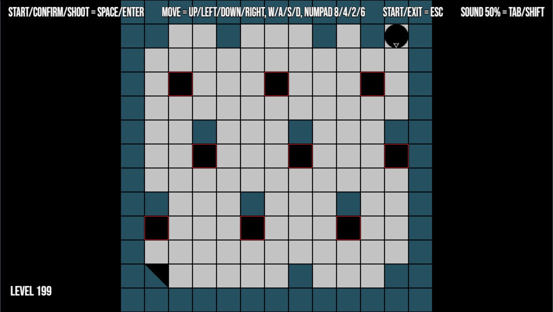 A Circle Among Squares - Screenshot