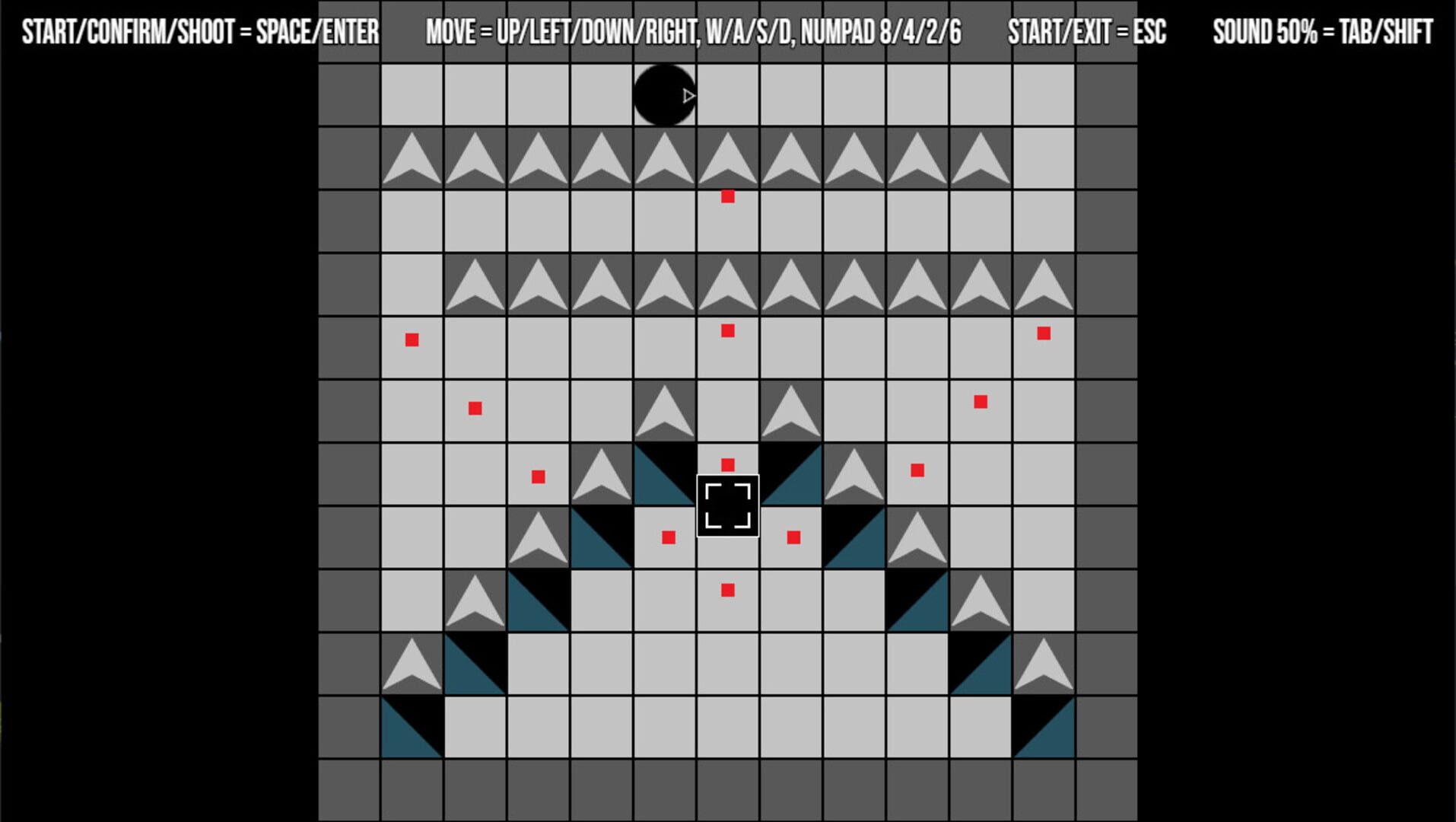 A Circle Among Squares - Screenshot