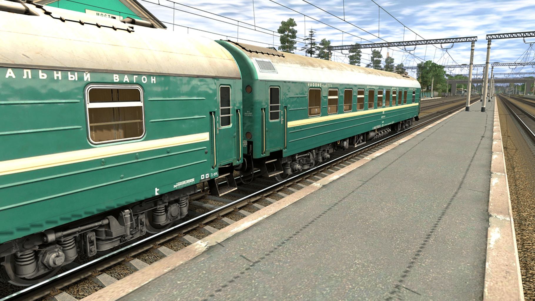 Trainz Railroad Simulator 2019: RZD-UZ-RIC Wagons screenshot