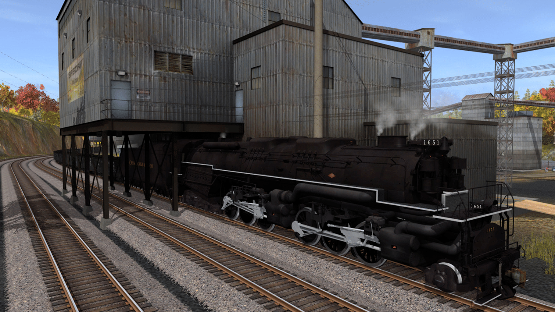 Trainz Railroad Simulator 2019: C&O 2-6-6-6 H8 - New River Mining Coal Run screenshot