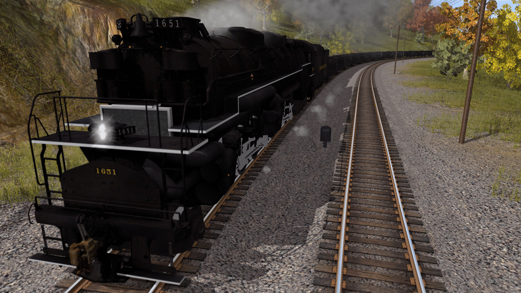 Trainz Railroad Simulator 2019: C&O 2-6-6-6 H8 - New River Mining Coal Run screenshot