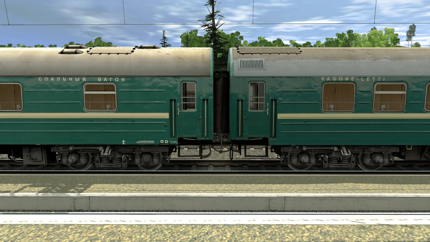 Trainz Railroad Simulator 2019: RZD-UZ-RIC Wagons screenshot