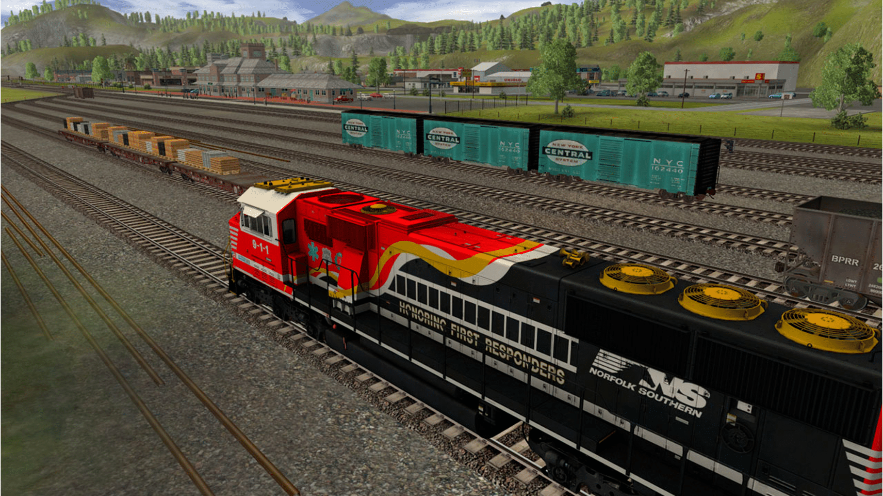 Trainz Railroad Simulator 2019: NS SD60E First Responders screenshot