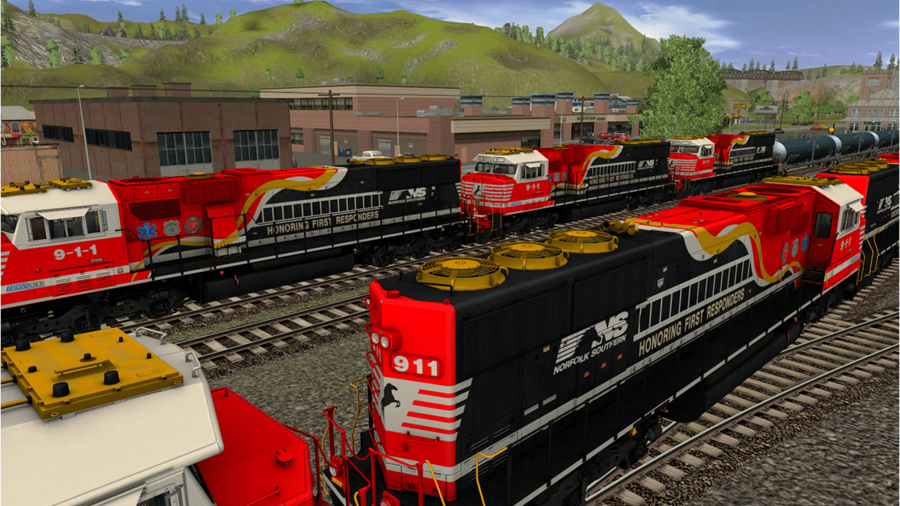 Trainz Railroad Simulator 2019: NS SD60E First Responders screenshot