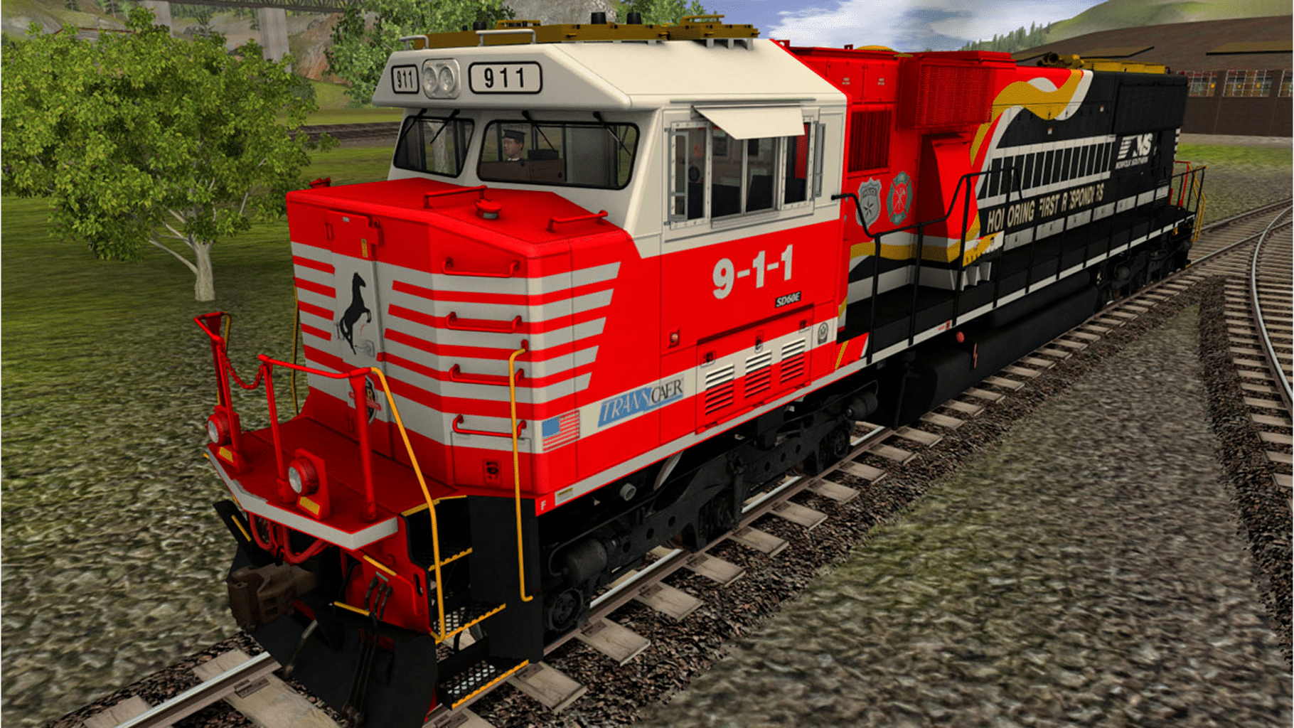 Trainz Railroad Simulator 2019: NS SD60E First Responders screenshot