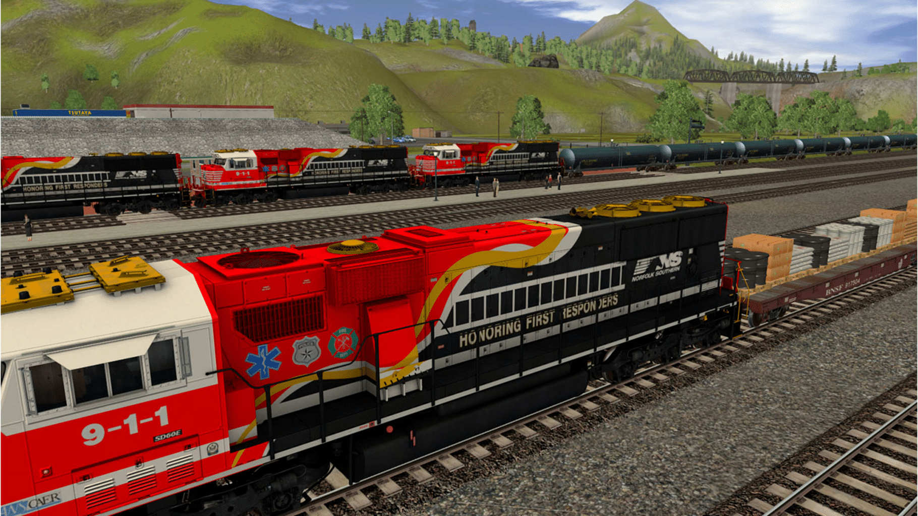 Trainz Railroad Simulator 2019: NS SD60E First Responders screenshot