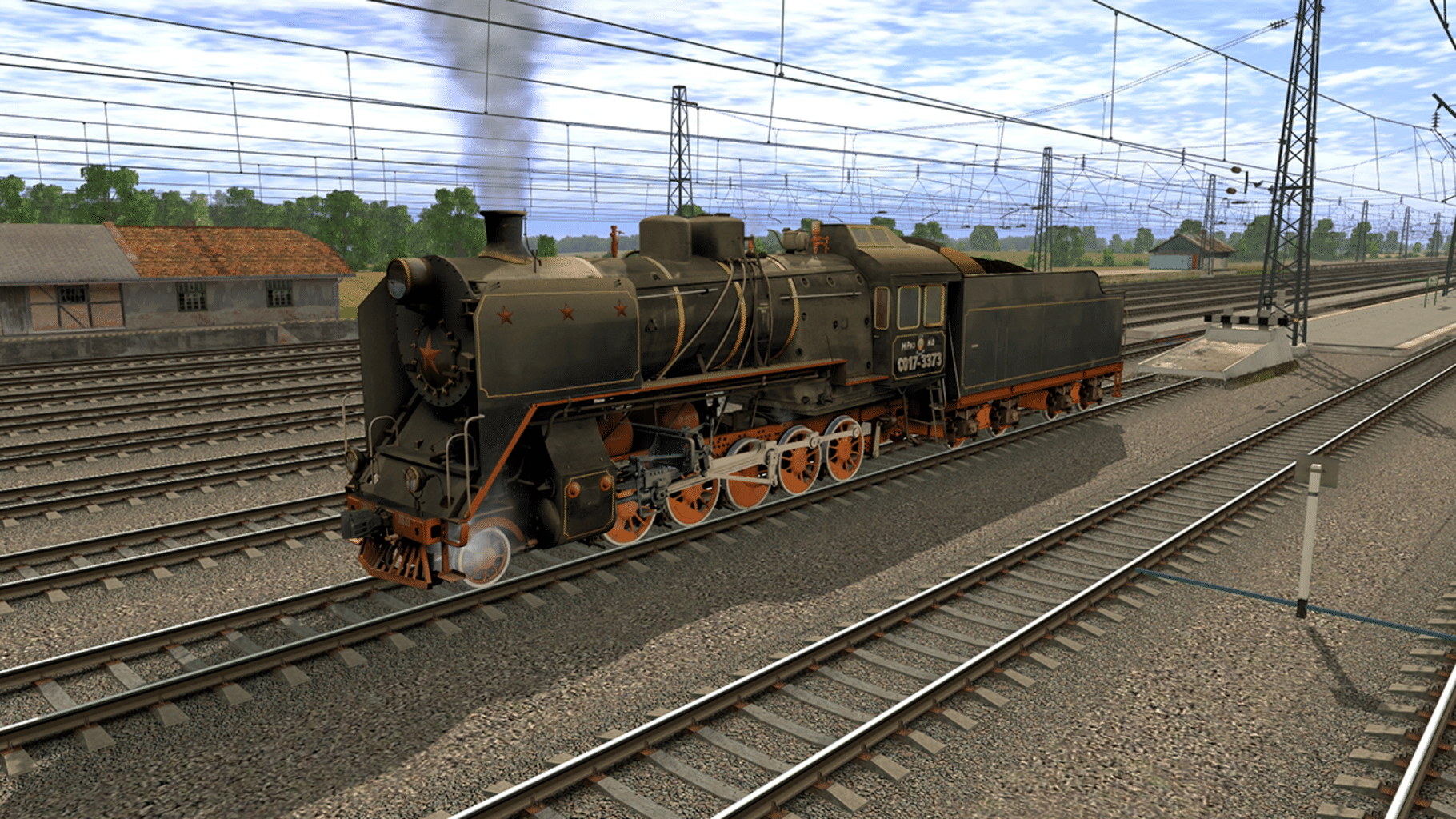 Trainz Railroad Simulator 2019: CO17-3373 Russian Loco and Tender screenshot