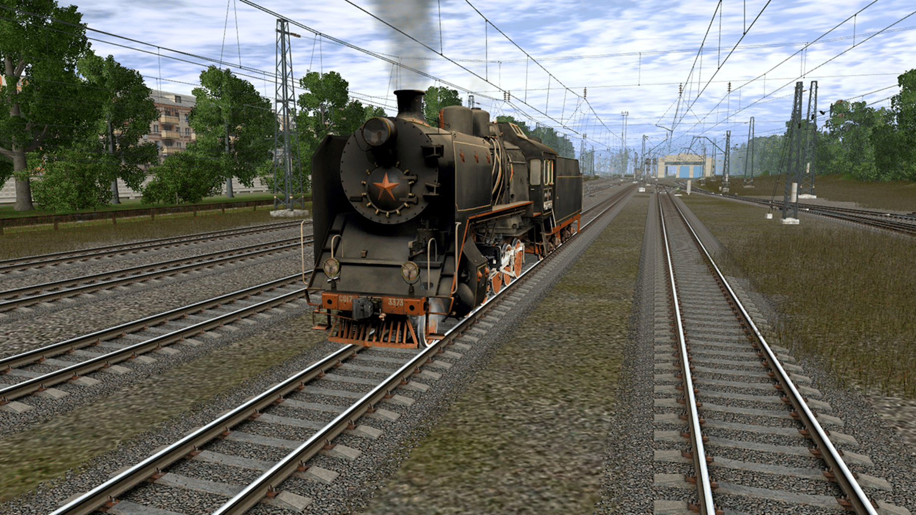 Trainz Railroad Simulator 2019: CO17-3373 Russian Loco and Tender screenshot