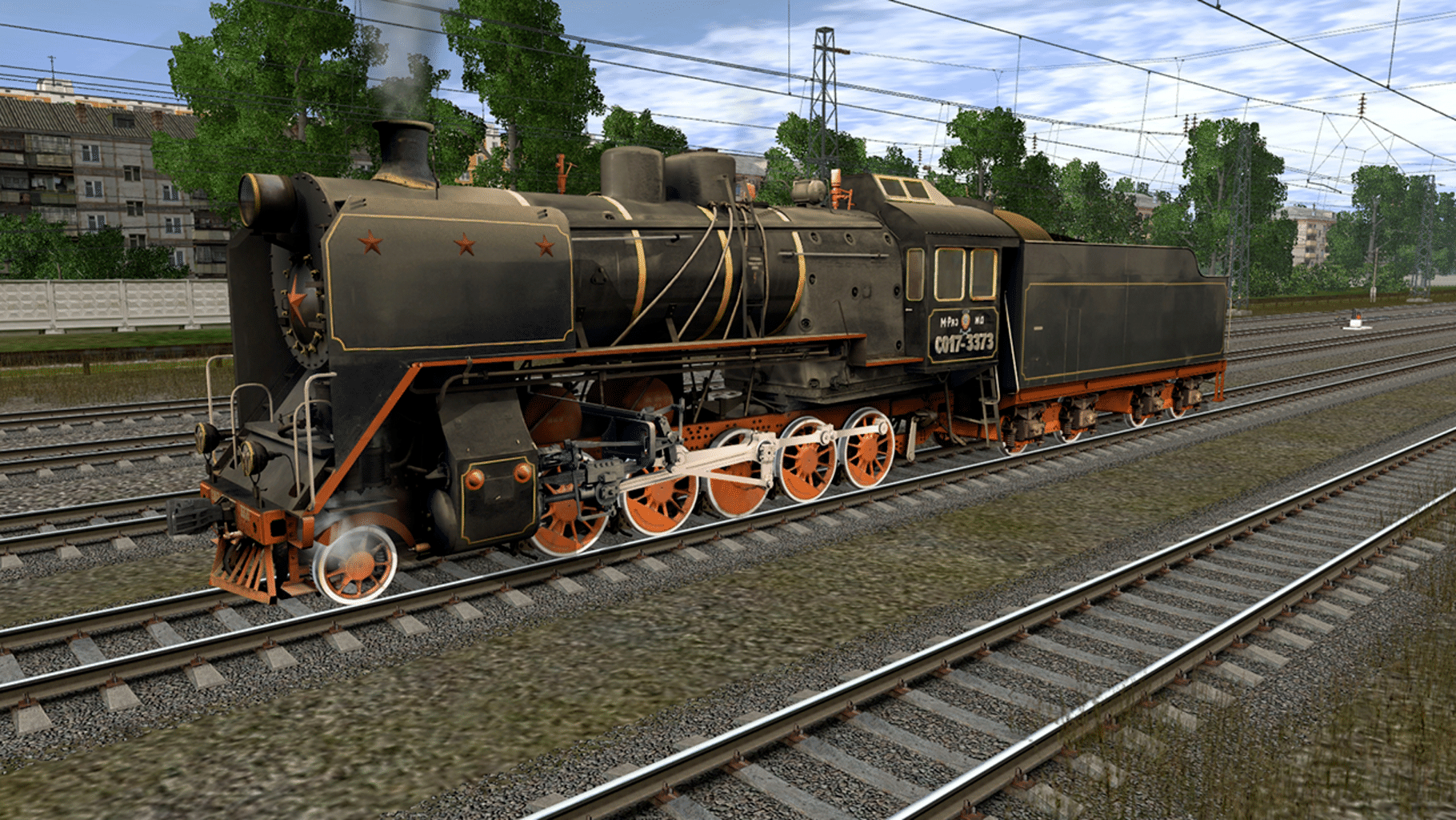 Trainz Railroad Simulator 2019: CO17-3373 Russian Loco and Tender screenshot