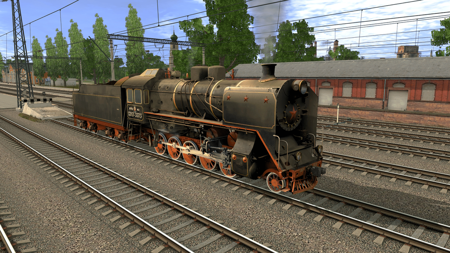 Trainz Railroad Simulator 2019: CO17-3373 Russian Loco and Tender screenshot