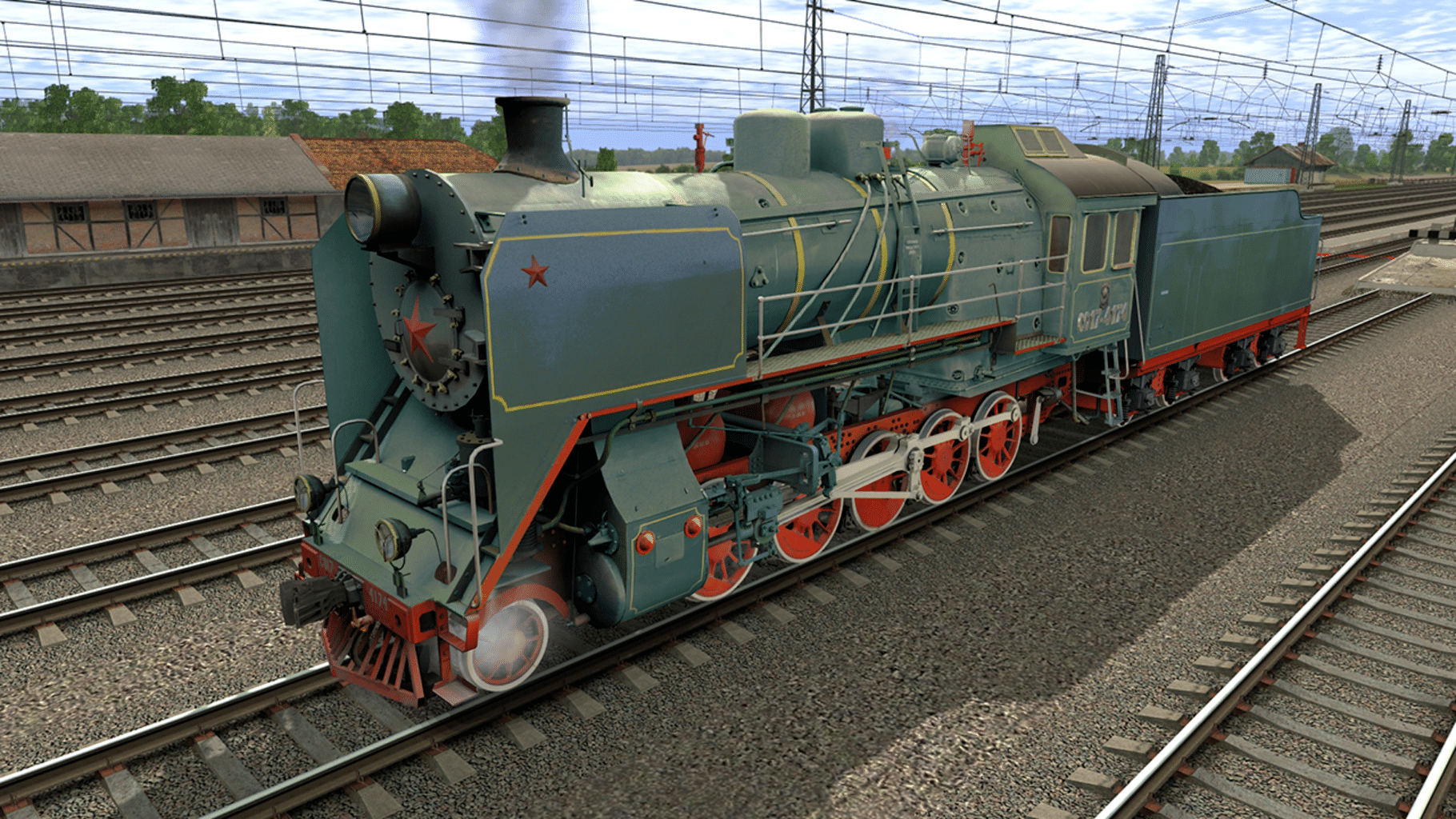 Trainz Railroad Simulator 2019: CO17-4174 Russian Loco and Tender screenshot