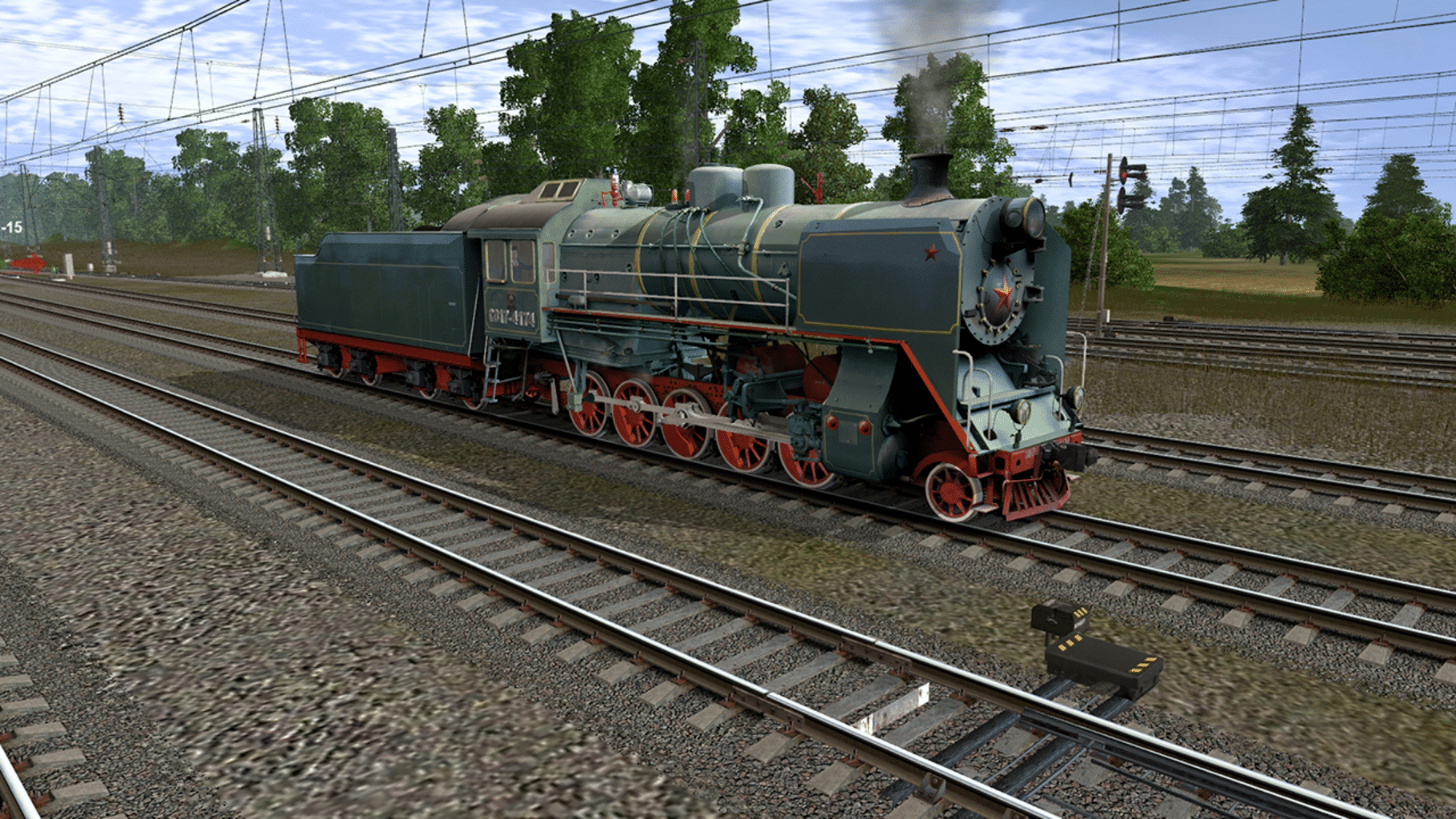 Trainz Railroad Simulator 2019: CO17-4174 Russian Loco and Tender screenshot