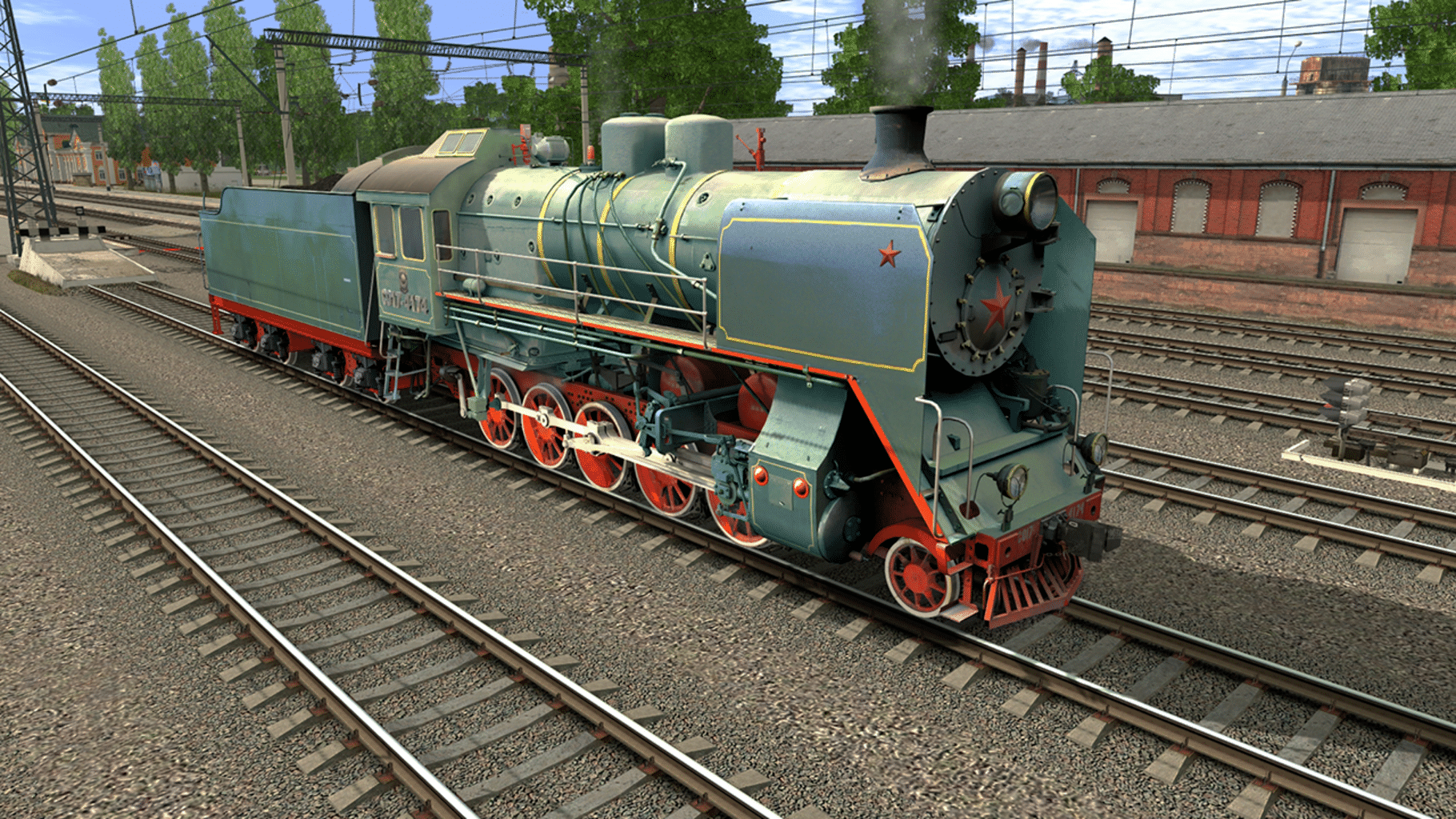 Trainz Railroad Simulator 2019: CO17-4174 Russian Loco and Tender screenshot