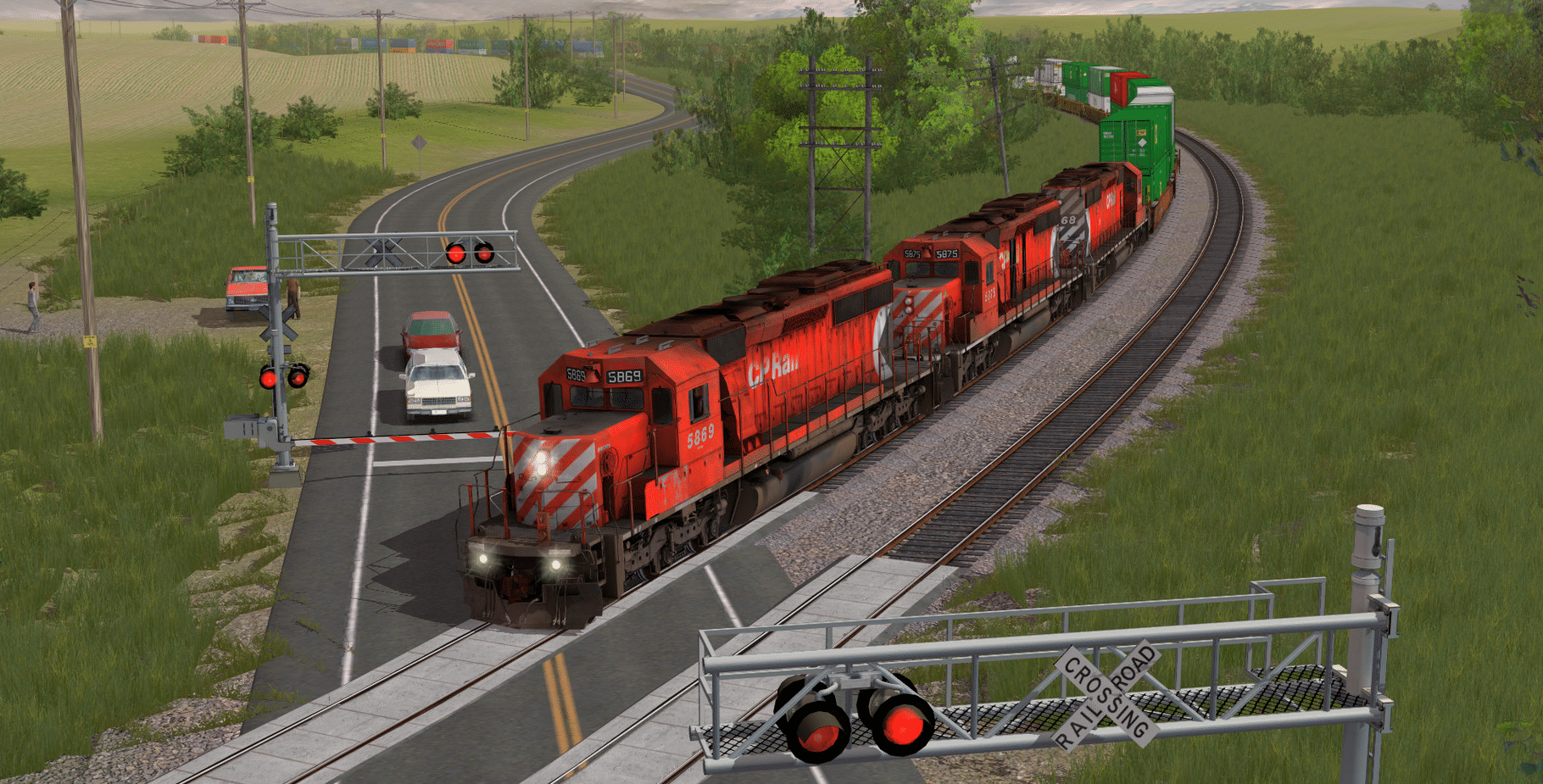 Trainz Railroad Simulator 2019: CP SD40-2 #5865-5879 Multimark screenshot