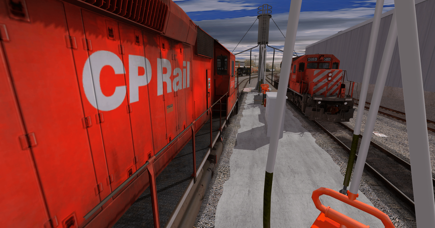 Trainz Railroad Simulator 2019: CP SD40-2 #5865-5879 Multimark screenshot